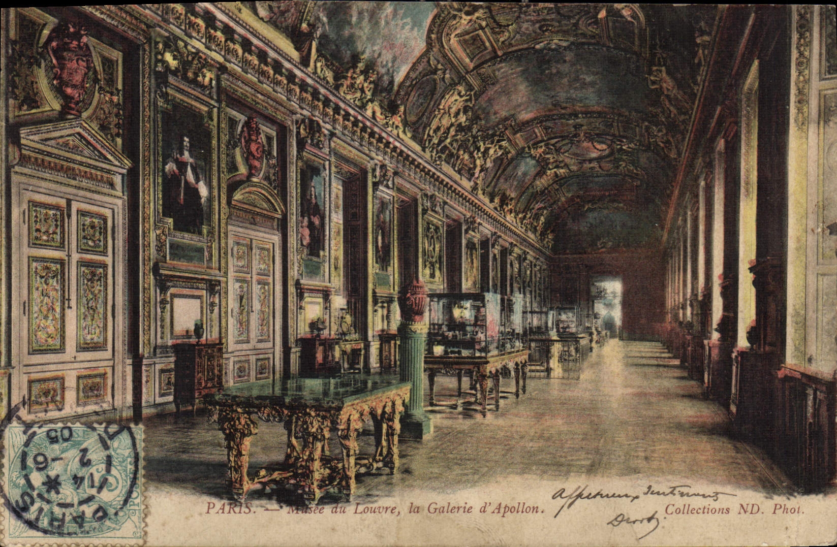 CPA Paris du Louvre la Galerie d'Apollon 