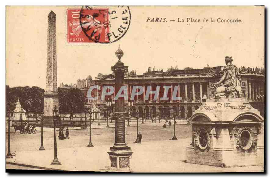 CPA Paris la Place de la Concorde 