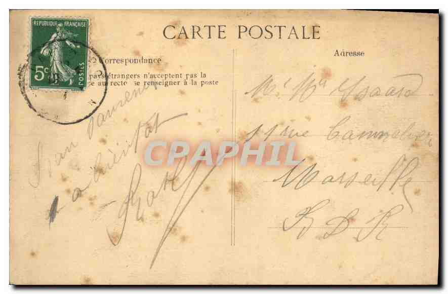 CPA Paris Eglise de la Madeleine  — Rückseite