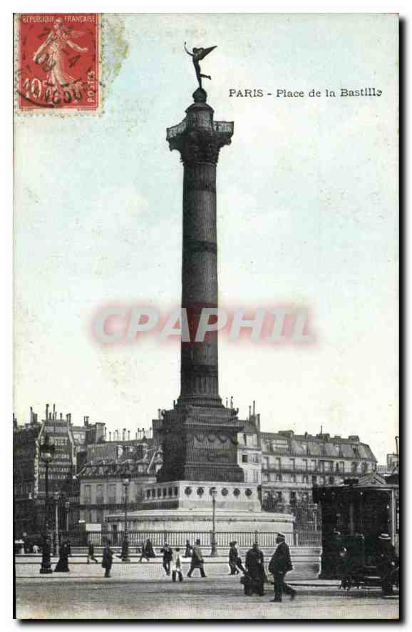 CPA Paris Place de la Bastille 