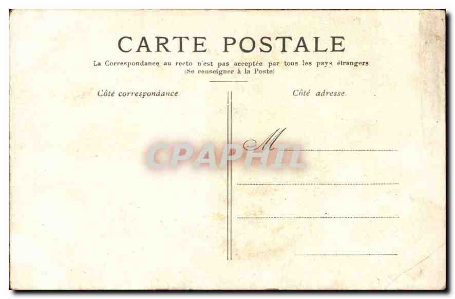 CPA Paris le Palais du Luxembourg  — Verso