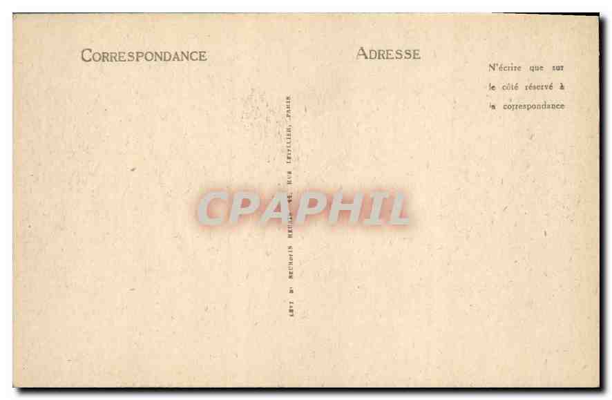 CPA Paris Eglise Saint Julien de Pauvre Merveilleux lutrin Louis XIV en Fer forge  — Verso