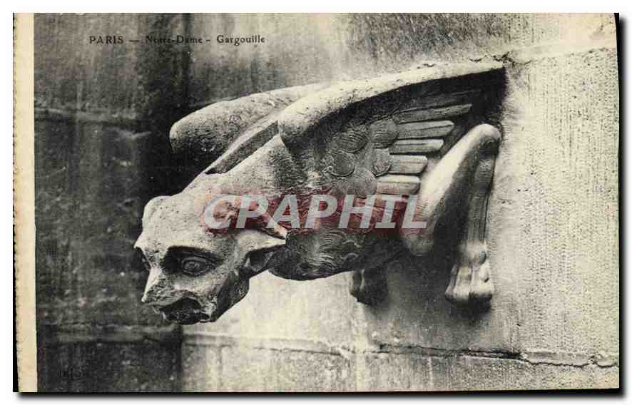 CPA Paris Notre Dame Gargouille 