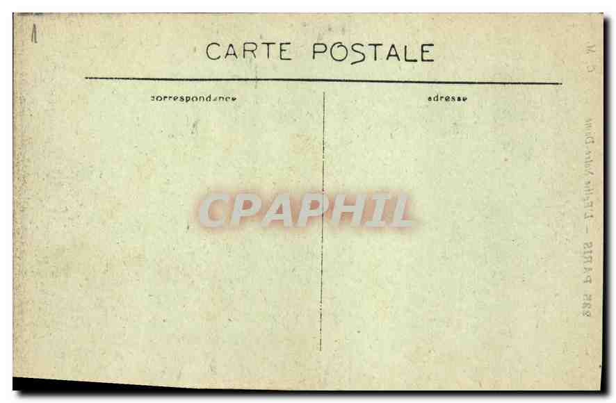 CPA Paris L'Eglise Notre Dame  — Verso