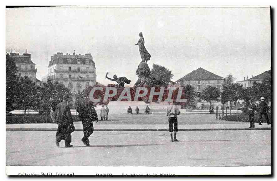 CPA Collection Petit Journal Paris La Place de la Nation 