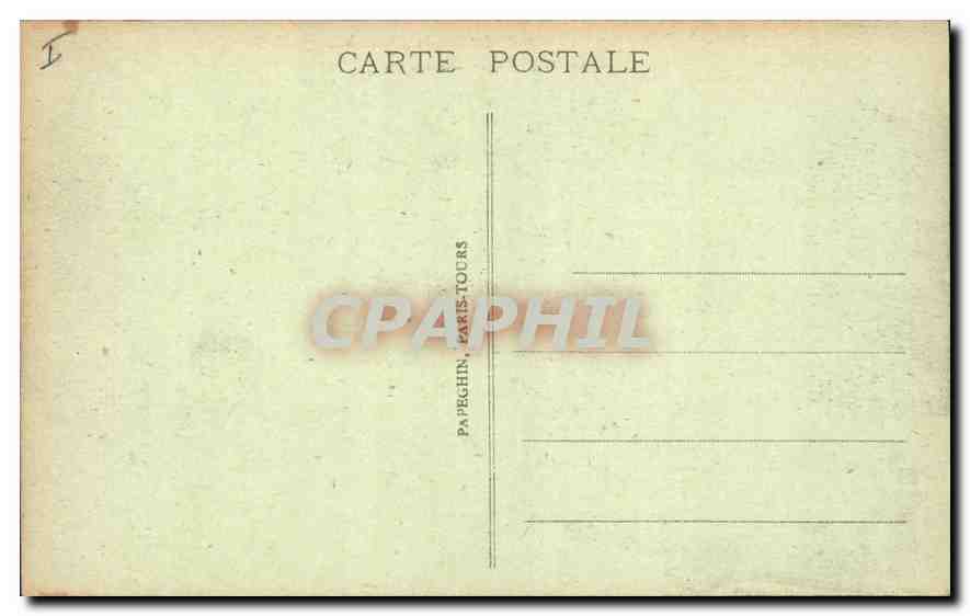 CPA Paris Le Palais et le Jardin du Luxembourg  — Rückseite