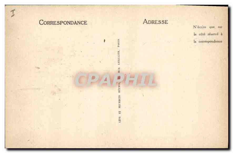 CPA Paris Chambre des Deputes  — Verso