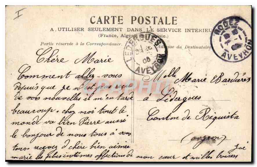 CPA Paris La Rue de Rivoli  — Rückseite