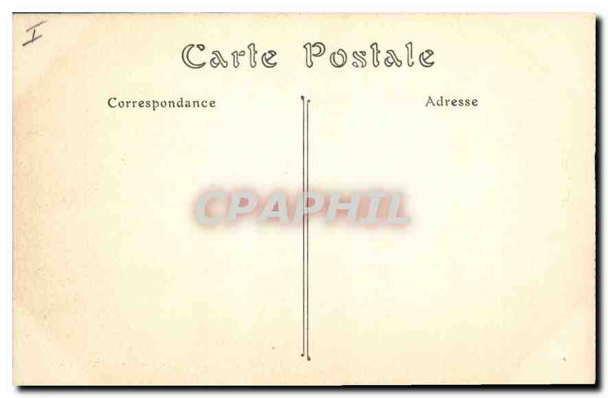 CPA Paris L'Hotel de Ville  — Rückseite