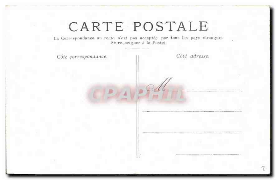 CPA Paris Notre Dame  — Rückseite