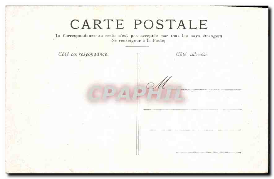 CPA Paris le Conservatoire des Arts et Metiers  — Rückseite
