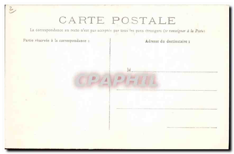 CPA Paris Tribunal de Commerce  — Rückseite