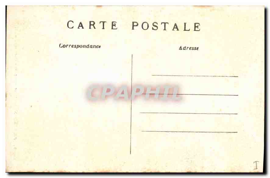 CPA Paris Notre Dame Facade Portail Central  — Verso