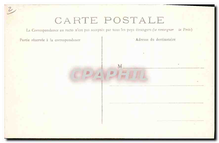 CPA Paris Palais du Luxembourg  — Rückseite