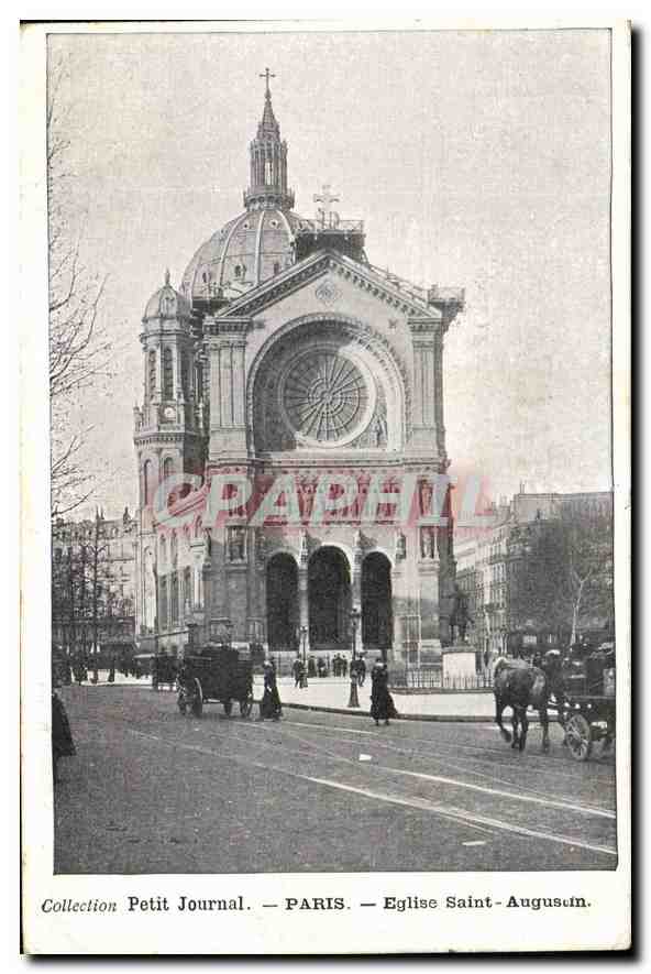 CPA Collection petit Journal Paris Eglise Saint Augustin 
