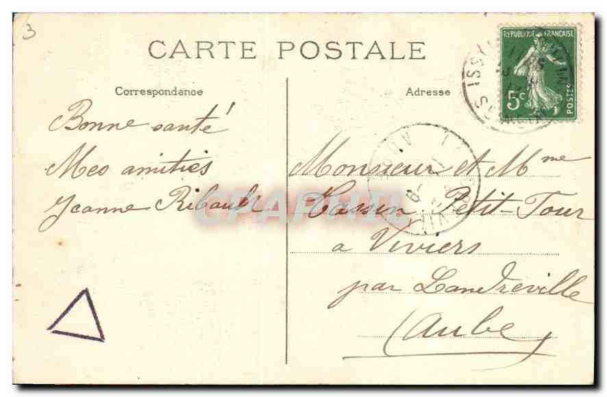 CPA Paris Buttes Chaumont le Belvedere  — Rückseite
