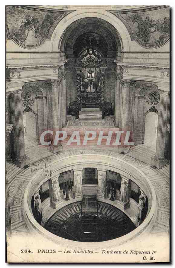 CPA Paris les Invalides Tombeau de Napoleon Ier 