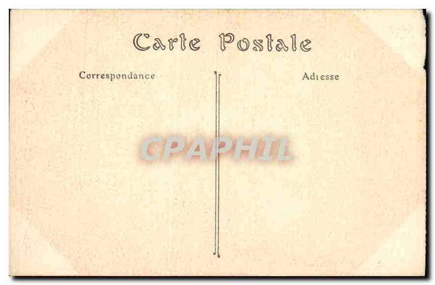 CPA Paris Notre Dame Chimeres  — Verso