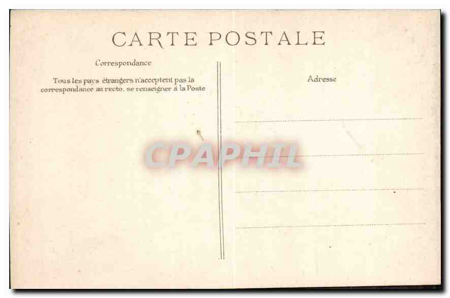 CPA Paris Notre Dame  — Rückseite