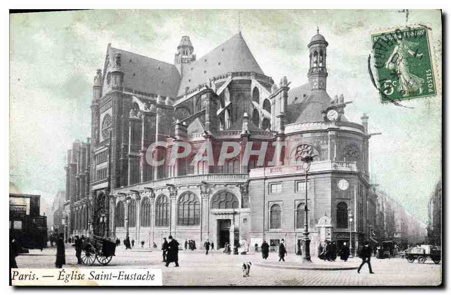 CPA Paris Eglise Saint Eustache 