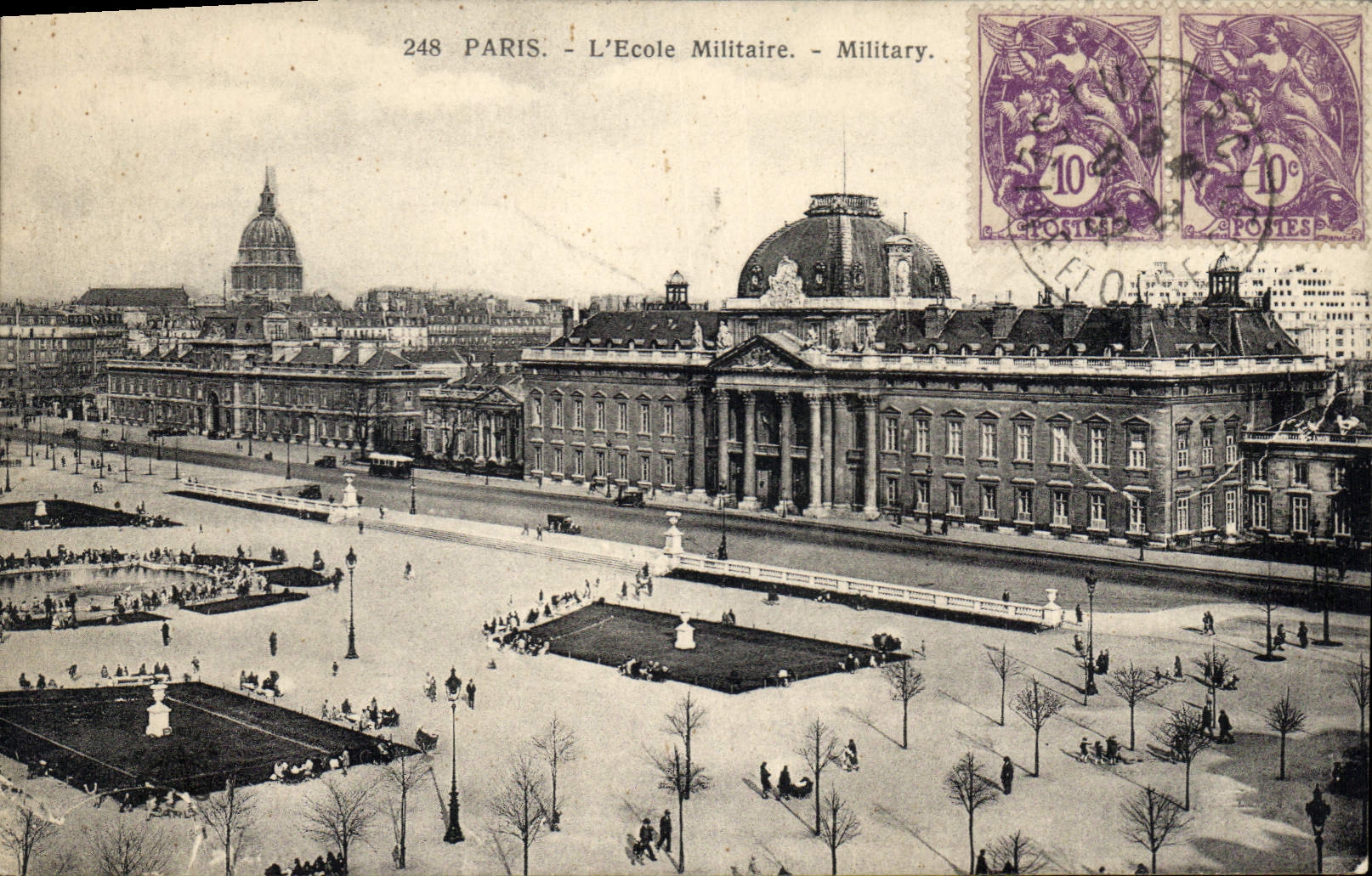 CPA Paris l'Ecole Militaire 
