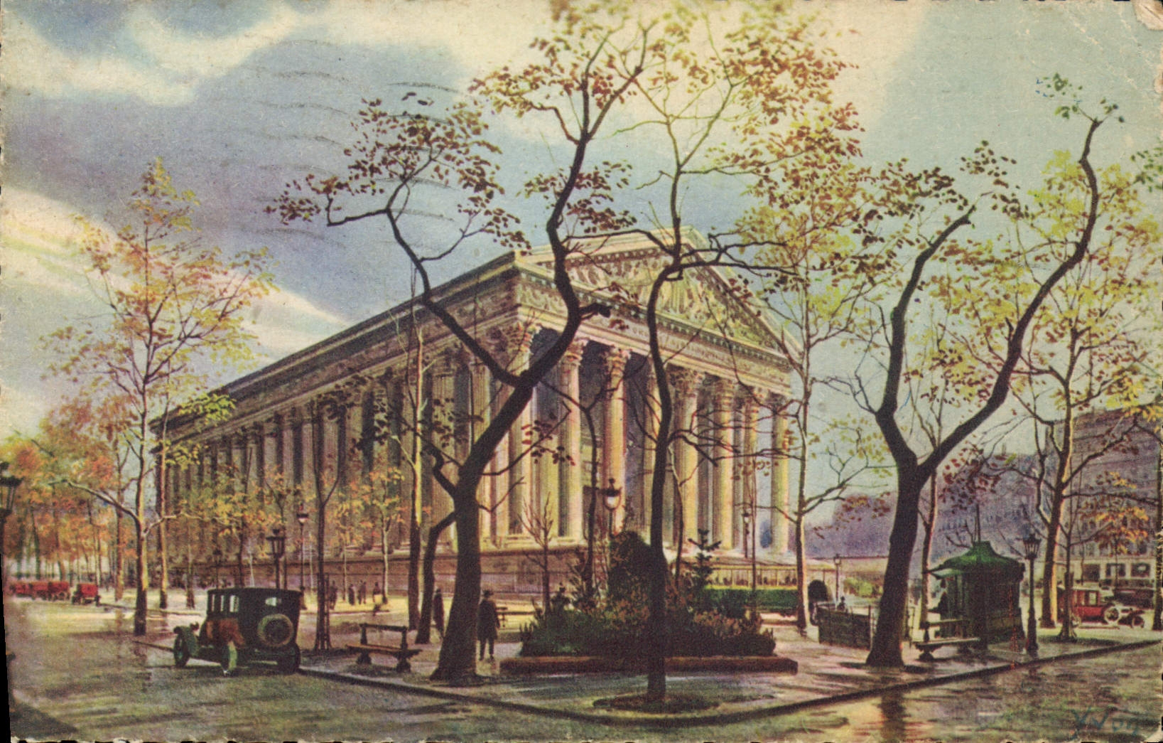 CPA Paris en Flanant Eglise de la Madeleine 