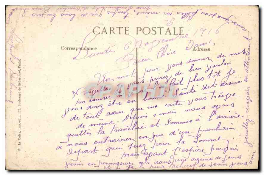 CPA Paris Tour Saint Jacques style Gothique Reste de l'eglise St Jacques de la boucherie de 1508 a 1 — Verso