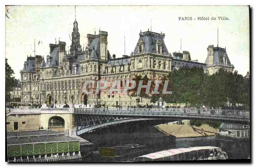 CPA Paris hotel de Ville 