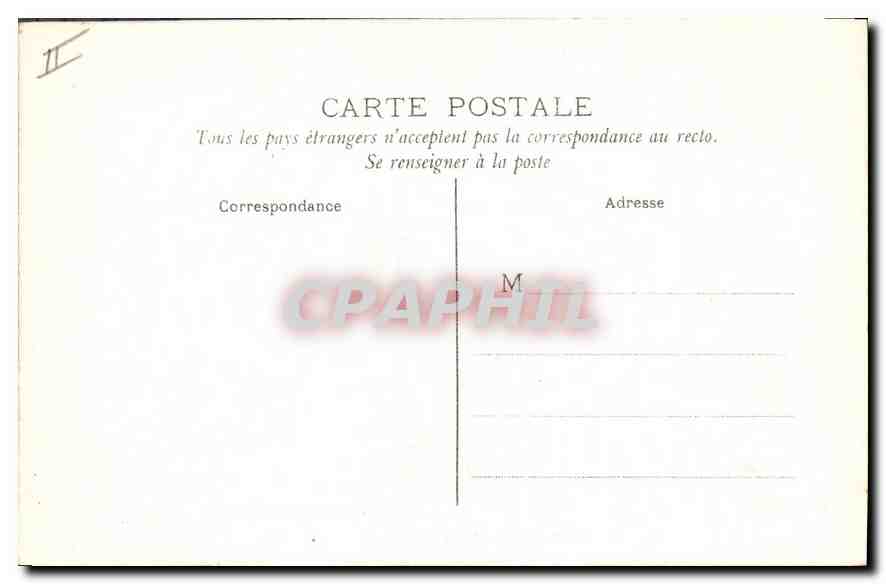 CPA Bois de Boulogne Route de Suresnes  — Rückseite