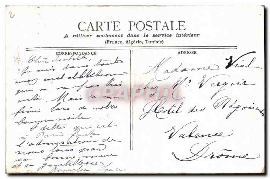 CPA Paris Eglise St Augustin et le Boul Malesherbes  — Rückseite