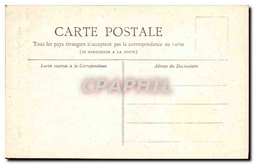 CPA Collection Petit Journal Paris le Pantheon  — Rückseite