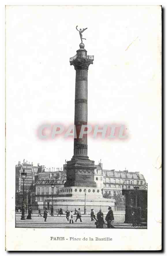 CPA Paris Place de la Bastille 