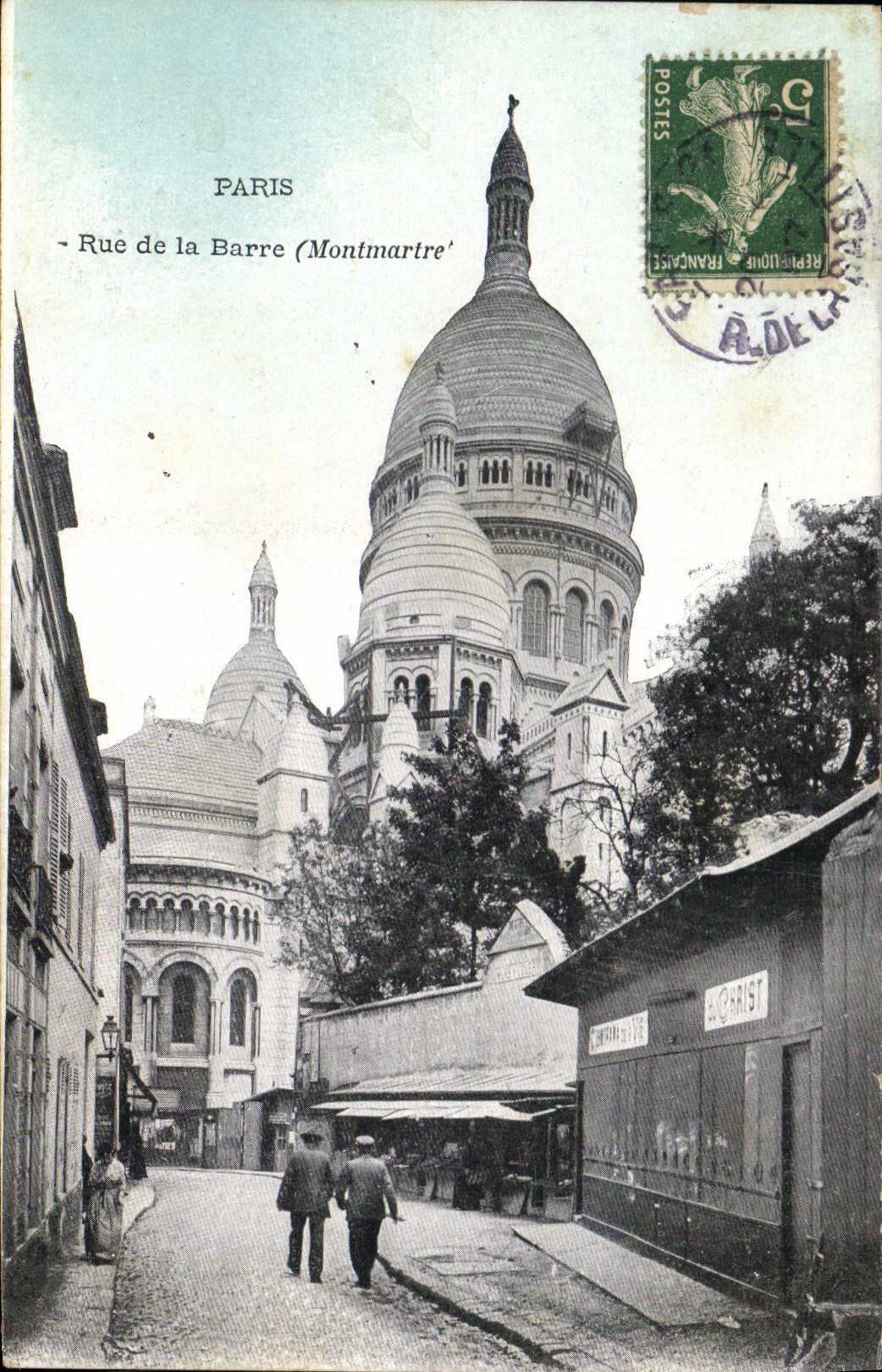 CPA Paris Rue de la Barre Montmartre 