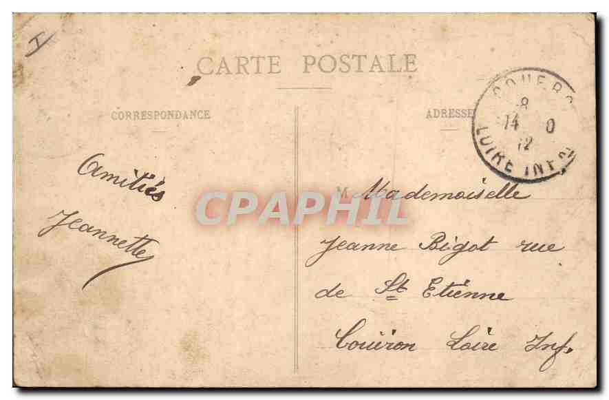 CPA Paris Rue de Rivoli Perspective  — Verso