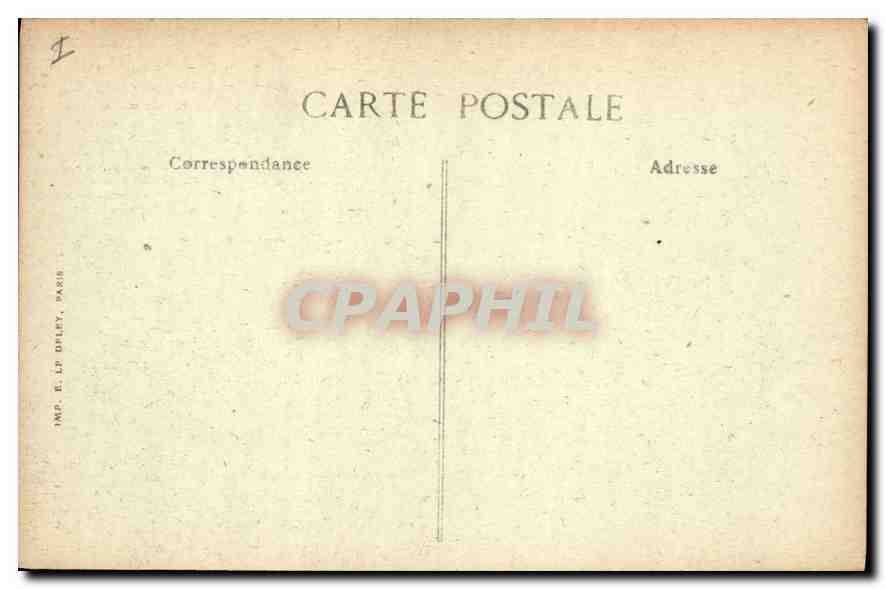 CPA Paris le Pantheon et la statue de Jean Jacques Rousseau  — Rückseite