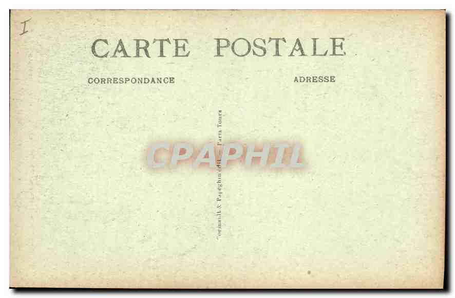 CPA Paris Chapelle du Couvent des Carmes  — Rückseite