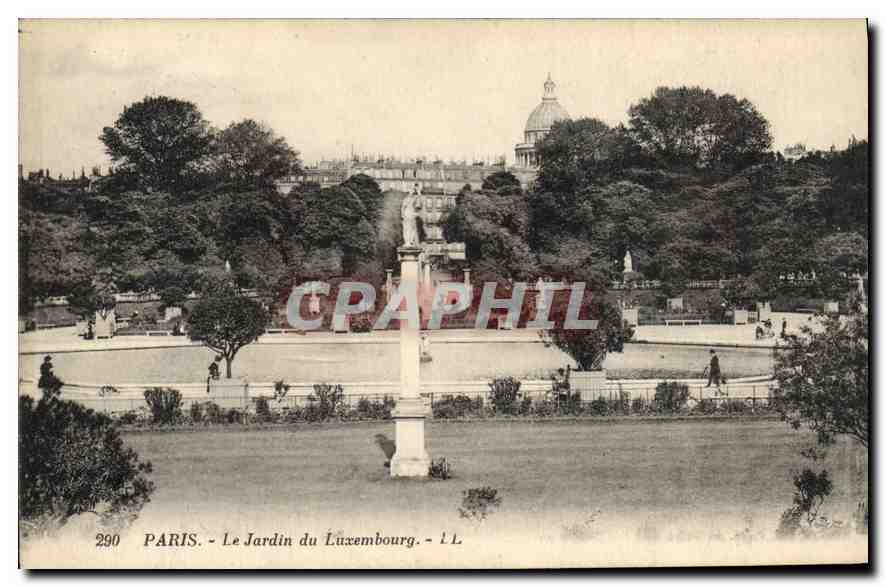CPA Paris le Jardin du Luxembourg 