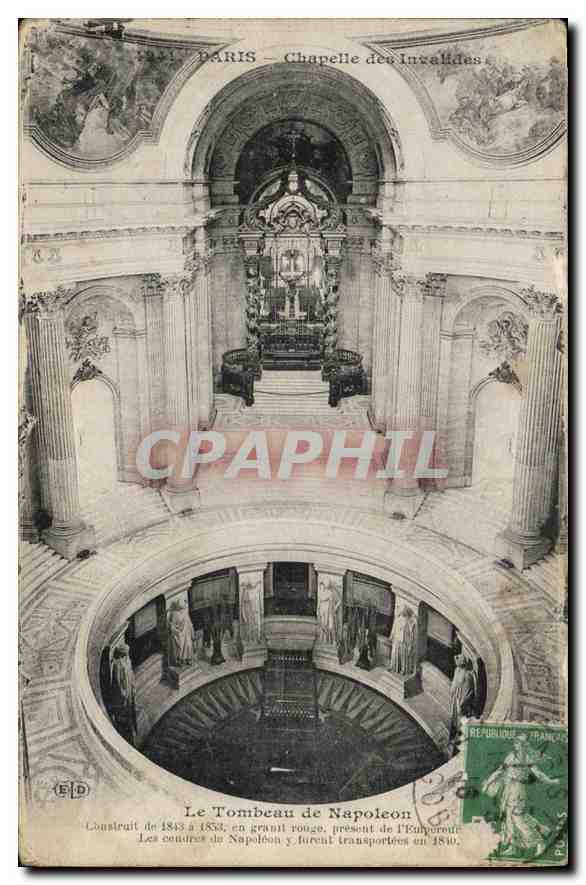 CPA Paris Chapelle des Invalides le Tombeau de Napoleon 