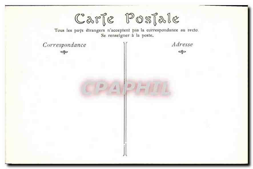 CPA Paris Notre Dame Contreforts et Gargouilles  — Rückseite