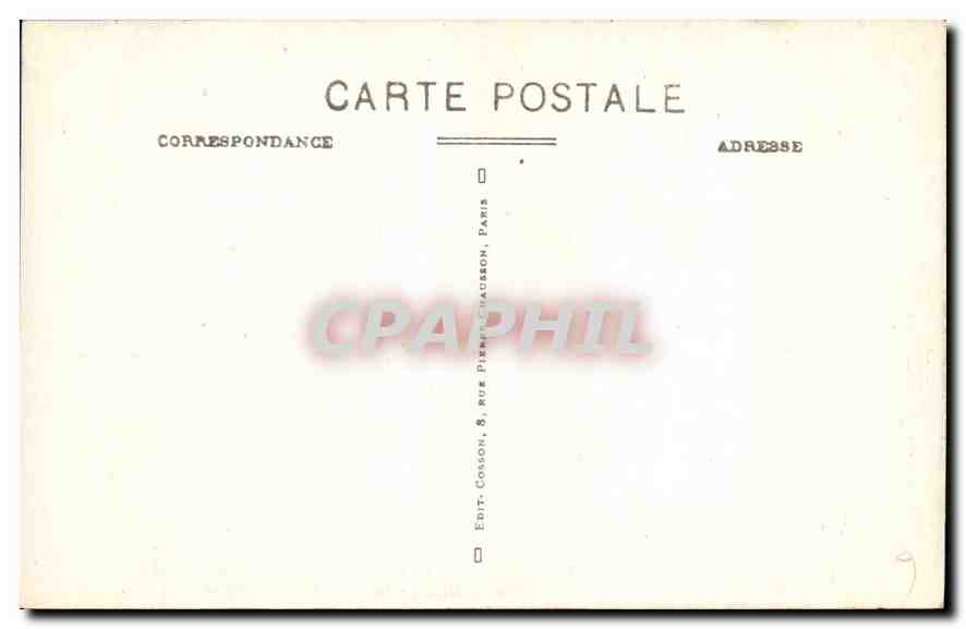 CPA Paris Notre Dame Nef Lateral  — Verso