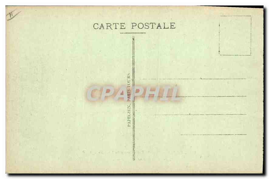CPA Paris Rue de Rivoli vers le Louvre  — Rückseite