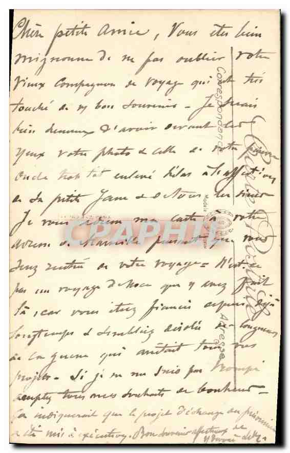 CPA Paris le Grand Palais  — Rückseite