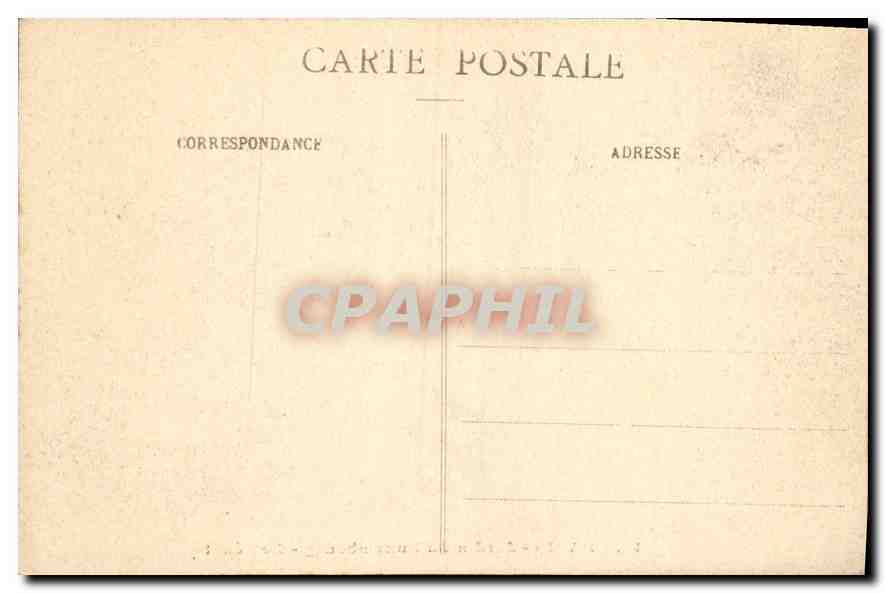 CPA Paris Jardin du Luxembourg le Senat  — Rückseite