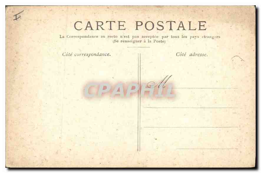CPA Paris le Grand Palais inaugure en 1900 est construit sur l'emplacement de l'ancien Palais de l'I — Verso