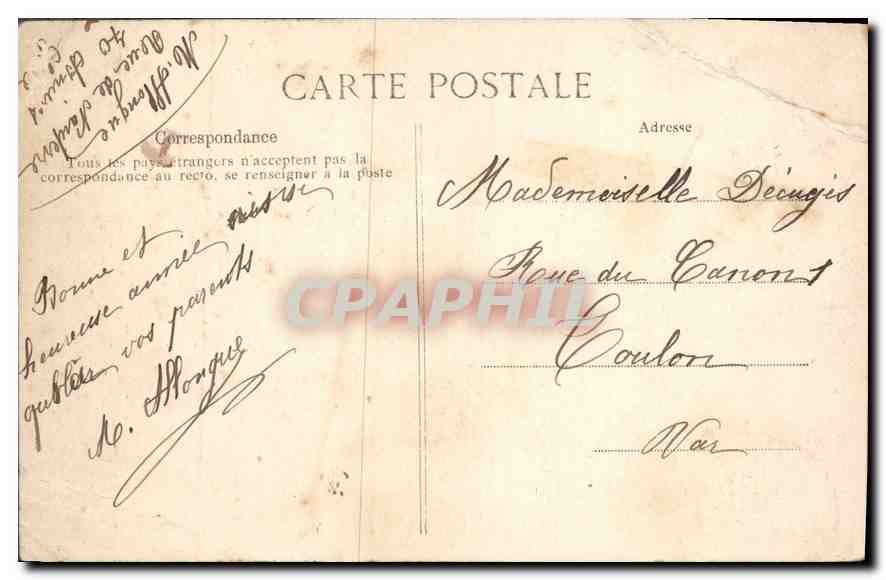 CPA Paris les Guichets du Louvre  — Rückseite