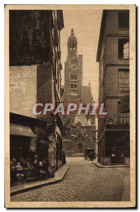CPA Paris en Flanant Eglise Saint Etienne du Mont 