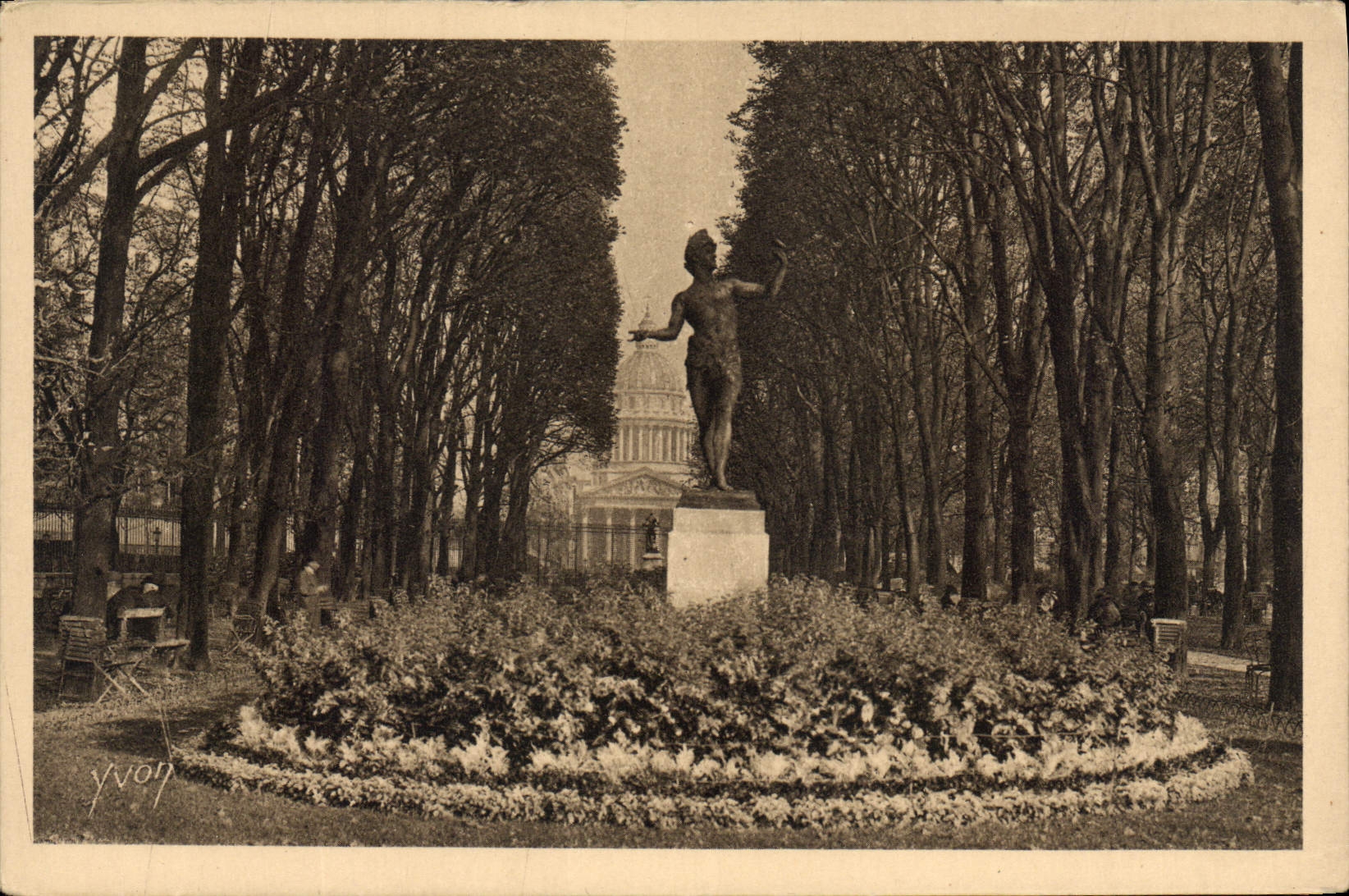 CPA Paris en Flanant Jardin du Luxembourg 