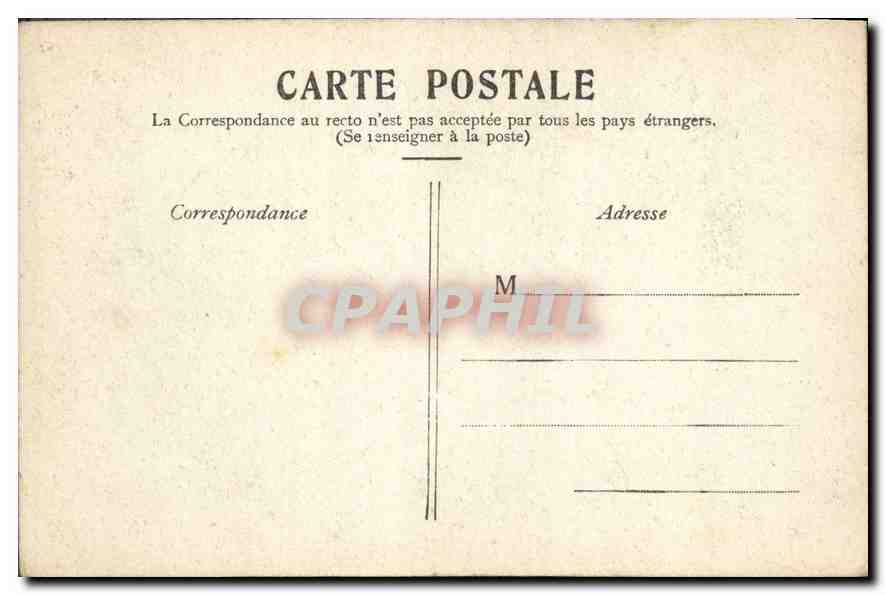CPA Paris la Madeleine  — Verso