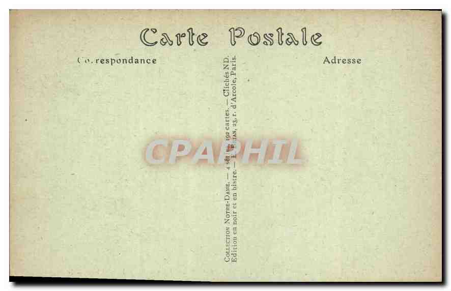 CPA Paris Notre Dame le Tresor Coffret au argent XII S de St Thomas Becket  — Rückseite