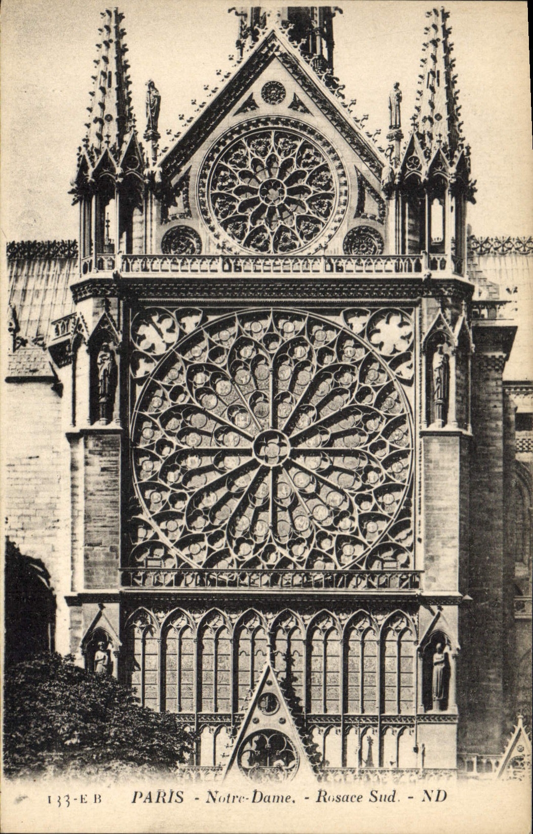 CPA Paris Notre Dame Rosace Sud 